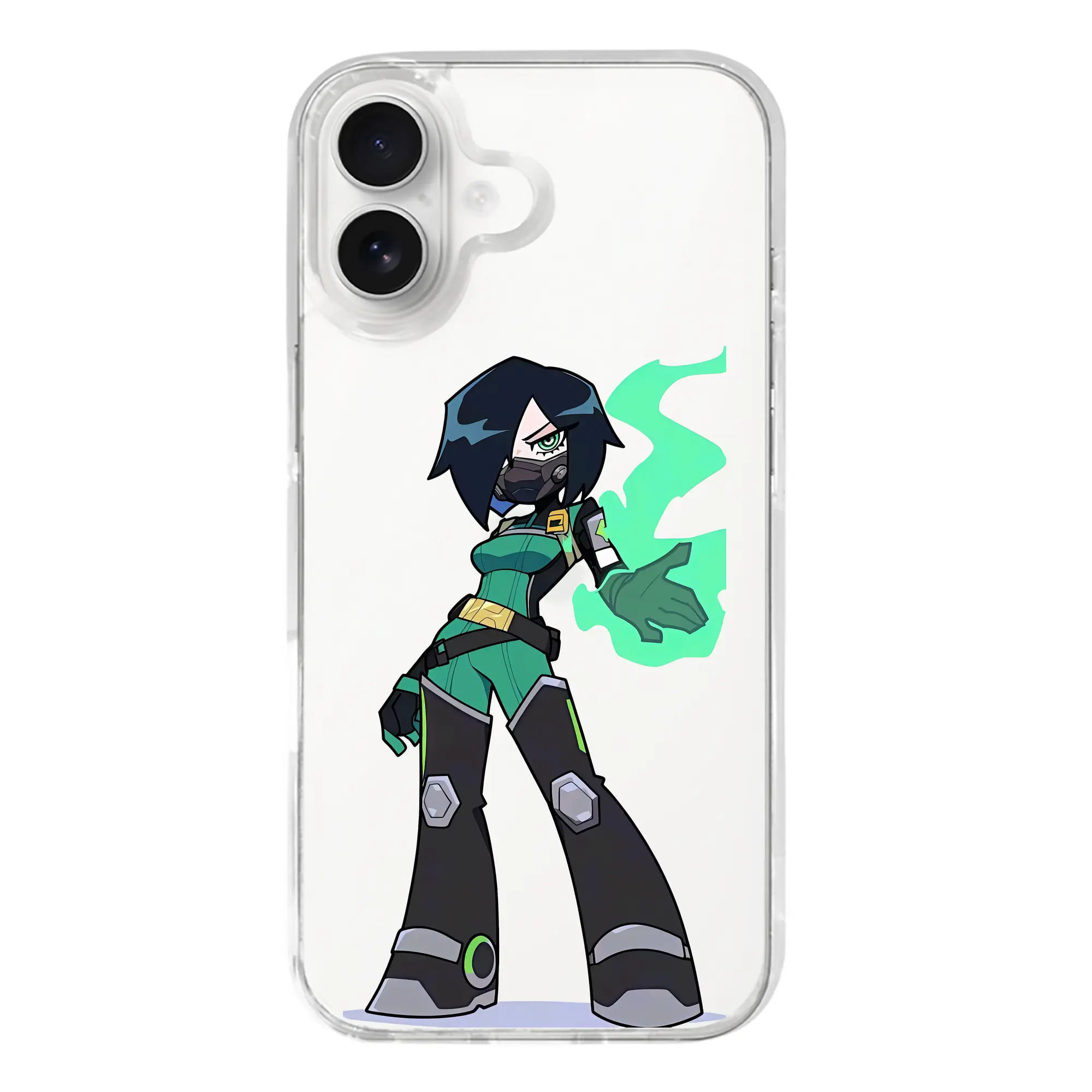 VALORANT グッズ,ヴァイパー - iPhone 17シリーズ 透明スマホケース – 薄型・耐衝撃・精密フィット保護カバー